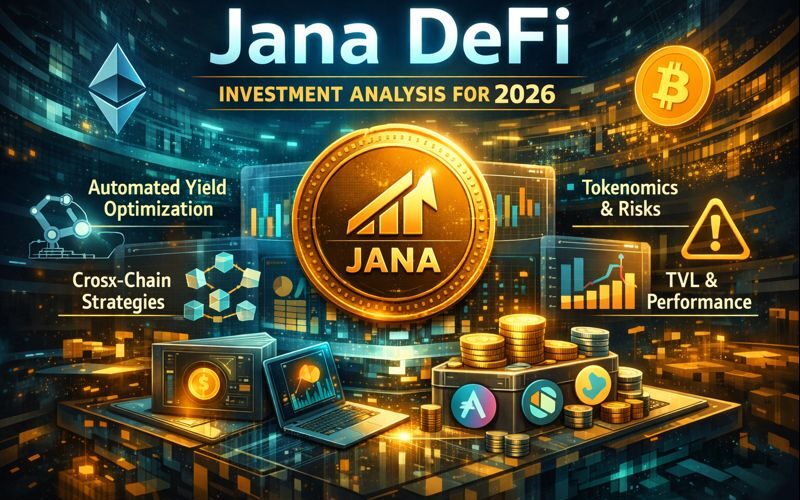 Jana DeFi (JANA) token with cross-chain yield optimization and DeFi analytics dashboard