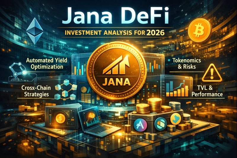 Jana DeFi (JANA) token with cross-chain yield optimization and DeFi analytics dashboard